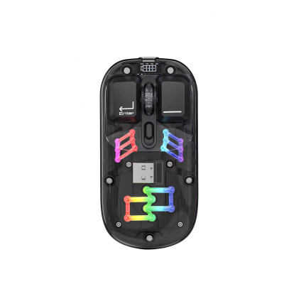 Миша бездротова HXSJ Т200 з акумулятором 2,4G Bluetooth Black