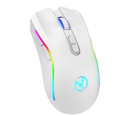 Миша бездротова з підсвіткою HXSJ T69 2,4GHz White