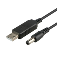 Кабель для роутера Wuw USB to DC LDO-888 с 5v на 12v 1A 5.5х2.1 mm Black (34845_3343817)