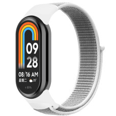 Ремешок для фитнес-браслета Universal Nylon Xiaomi Mi Band 9/8 White Gray (32362_2917235)