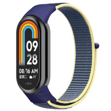 Ремешок для фитнес-браслета Universal Nylon Xiaomi Mi Band 9/8 Blue Yellow (32362_2917238)