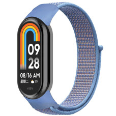 Ремешок для фитнес-браслета Universal Nylon Xiaomi Mi Band 9/8 Light Blue (32362_3337569)