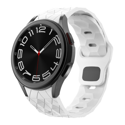 Ремінець силіконовий для Samsung Galaxy Watch 4 5 6 7 BeWatch Білий (0140302) Ремінець силіконовий для Samsung Galaxy Watch 4 5 6 7 BeWatch Білий (0140302)