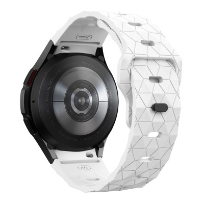 Ремінець силіконовий для Samsung Galaxy Watch 4 5 6 7 BeWatch Білий (0140302) Ремінець силіконовий для Samsung Galaxy Watch 4 5 6 7 BeWatch Білий (0140302)
