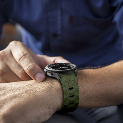 Ремешок силиконовый для Samsung Galaxy Watch 4 5 6 7 BeWatch Хаки (0140308) Ремешок силиконовый для Samsung Galaxy Watch 4 5 6 7 BeWatch Хаки (0140308)