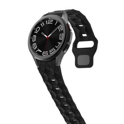 Ремешок силиконовый для Samsung Galaxy Watch 4 5 6 7 BeWatch Черный (0140309) Ремешок силиконовый для Samsung Galaxy Watch 4 5 6 7 BeWatch Черный (0140309)