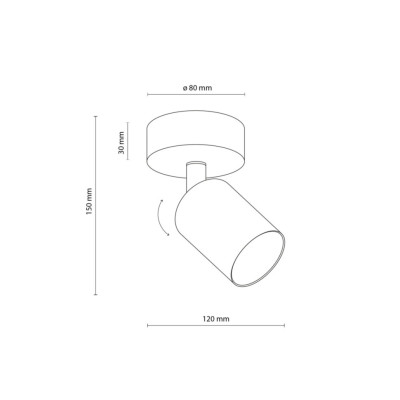 Точковий світильник TK Lighting TOP Білий (TK6197) Точковий світильник TK Lighting TOP Білий (TK6197)