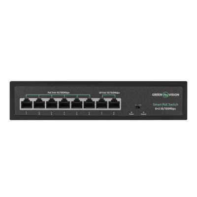 Комплект видеонаблюдения на 9 камер GreenVision GV-IP-K-W77/09 5MP Комплект видеонаблюдения на 9 камер GreenVision GV-IP-K-W77/09 5MP