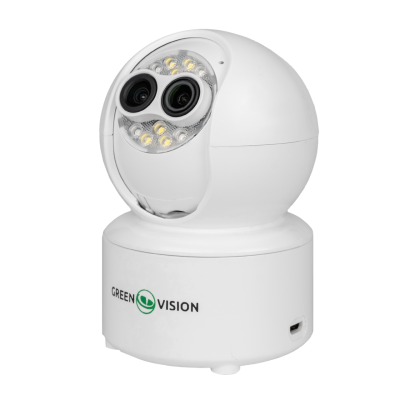 Бездротова поворотна камера два об'єктиви GreenVision GV-193-GM-DIG40-10 5х PTZ Бездротова поворотна камера два об'єктиви GreenVision GV-193-GM-DIG40-10 5х PTZ