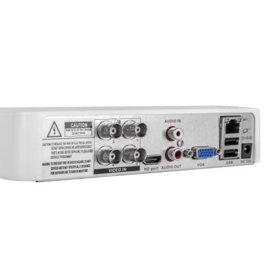 Гібридний відеореєстратор GreenVision GV-A-S041/04 5MP GHD Білий (11255) Гібридний відеореєстратор GreenVision GV-A-S041/04 5MP GHD Білий (11255)
