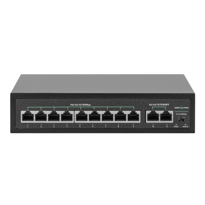 Комутатор мережевий POE GreenVision GV-016-D-09 2P
