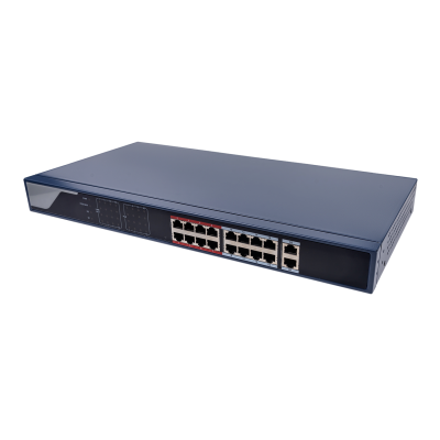Коммутатор сетевой POE GreenVision GV-019-AI-16 2PG