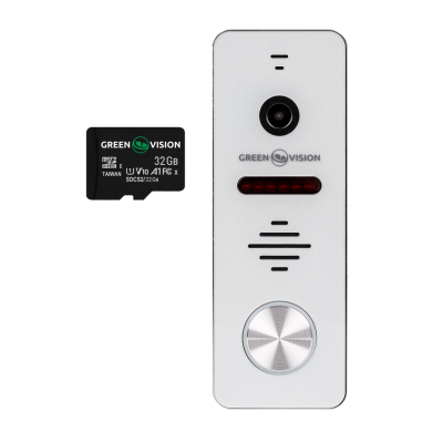 Автономна панель виклику IP GreenVision GV-008-M-150 SD-32Gb