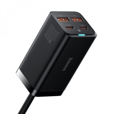 Сетевое зарядное устройство BASEUS GaN3 Pro Desktop Fast Charger 100W Черный (33077-01_1752) Сетевое зарядное устройство BASEUS GaN3 Pro Desktop Fast Charger 100W Черный (33077-01_1752)