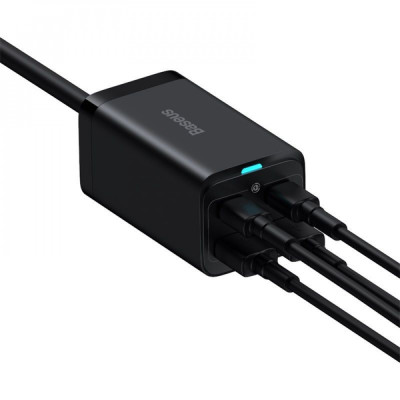 Сетевое зарядное устройство BASEUS GaN3 Pro Desktop Fast Charger 100W Черный (33077-01_1752) Сетевое зарядное устройство BASEUS GaN3 Pro Desktop Fast Charger 100W Черный (33077-01_1752)