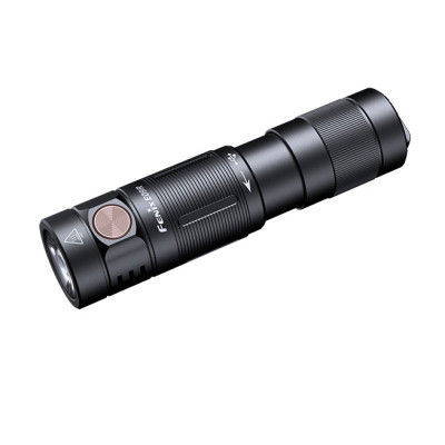 Ручной мини фонарик Fenix E09R 600 лм Type-C Черный
