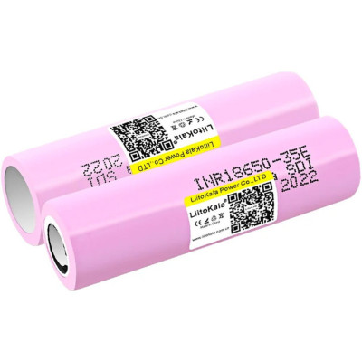 Акумулятор LiitoKala Lii-35E 18650 3500 mah без захисту Рожевий (2209794000) Акумулятор LiitoKala Lii-35E 18650 3500 mah без захисту Рожевий (2209794000)