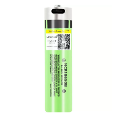 Акумулятор із захистом LiitoKala Lii-USB-34B 18650 3400mah Зелений (2211429785)