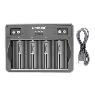 Зарядное устройство LiitoKala Lii-D4 Type-C Черный (2229913918)