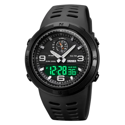 Часы мужские спортивные Skmei 1655 Черный (2234960561)