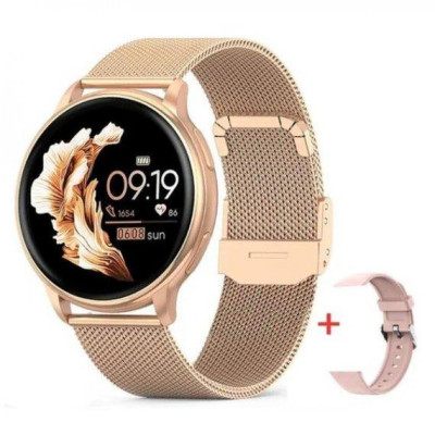 Умные смарт-часы UWatch Smart Melisia 2 ремешка Gold