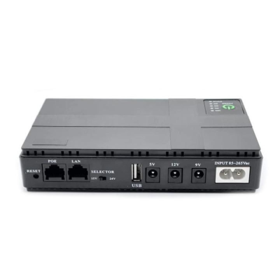 Безперебійник UPS для WI-Fi роутера No Brand 10400 mah 5 9 12V Чорний (2317590052) Безперебійник UPS для WI-Fi роутера No Brand 10400 mah 5 9 12V Чорний (2317590052)