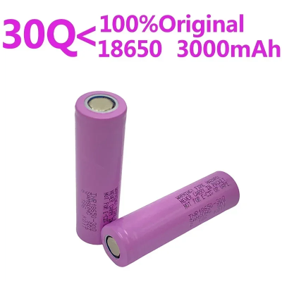 Литий-ионный аккумулятор Samsung 3.7В 3000мАч 18650 30Q INR18650 20A Сиреневый (2328223950) Литий-ионный аккумулятор Samsung 3.7В 3000мАч 18650 30Q INR18650 20A Сиреневый (2328223950)