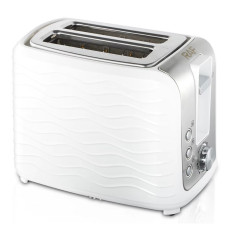 Тостер RAF R.269 на 2 кусочка с функцией размораживания 900W 24х19х15 см White
