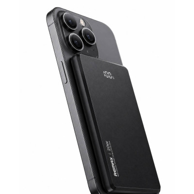 Повербанк Remax RPP-107 9 мм 5000 мАч 20 Вт USB-C MagSafe PD QC Черный (1362) Повербанк Remax RPP-107 9 мм 5000 мАч 20 Вт USB-C MagSafe PD QC Черный (1362)