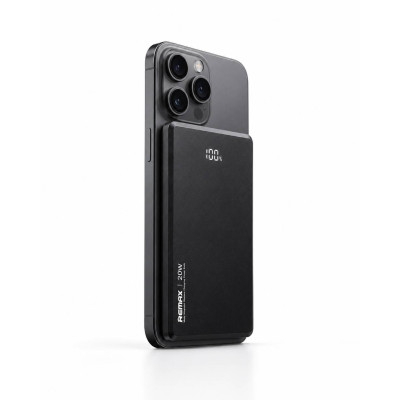 Повербанк Remax RPP-107 9 мм 5000 мАч 20 Вт USB-C MagSafe PD QC Черный (1362) Повербанк Remax RPP-107 9 мм 5000 мАч 20 Вт USB-C MagSafe PD QC Черный (1362)