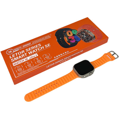 Смарт часы Remax WATCH16 Ultra 2 230мАч Титаново-золотой (1381) Смарт часы Remax WATCH16 Ultra 2 230мАч Титаново-золотой (1381)