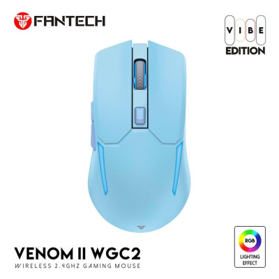 Игровая беспроводная мышка Fantech WGC2 Venom II Vibe RGB 2000 DPI 125Hz Blue Игровая беспроводная мышка Fantech WGC2 Venom II Vibe RGB 2000 DPI 125Hz Blue
