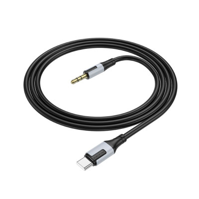 Кабель Borofone BL19 AUX 3.5мм to Type-C 1 м Black