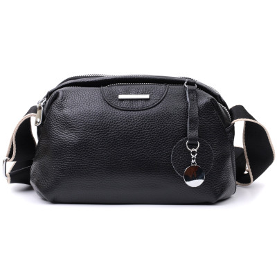 Сумка з натуральної шкіри Vintage 22592 23х14х11,5 см Чорний Сумка з натуральної шкіри Vintage 22592 23х14х11,5 см Чорний