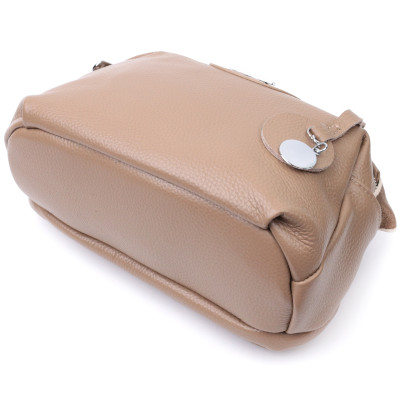 Сумка из натуральной кожи Vintage 22594 23х14х11,5 см Бежевый Сумка из натуральной кожи Vintage 22594 23х14х11,5 см Бежевый