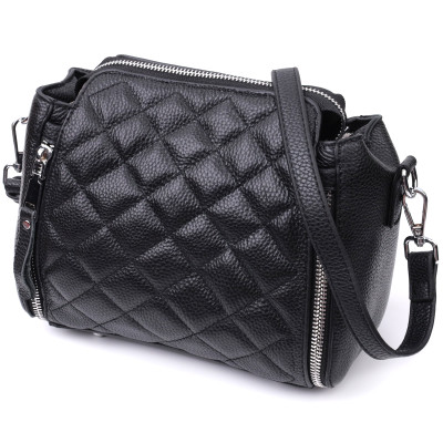 Сумка для жінок Vintage 22667 22х18х11 см Чорний Сумка для жінок Vintage 22667 22х18х11 см Чорний