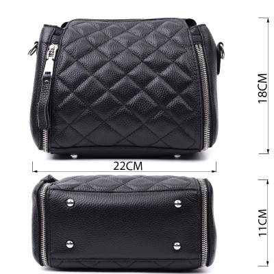 Сумка для жінок Vintage 22667 22х18х11 см Чорний Сумка для жінок Vintage 22667 22х18х11 см Чорний