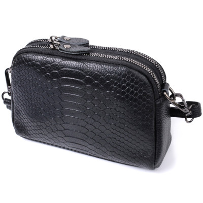 Сумка для жінок Vintage 22799 19х12х7 см Чорний Сумка для жінок Vintage 22799 19х12х7 см Чорний