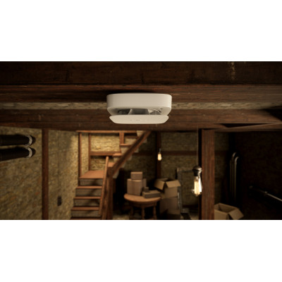 Бездротовий пожежний датчик Ajax FireProtect 2 SB Heat/Smoke Білий (11066)