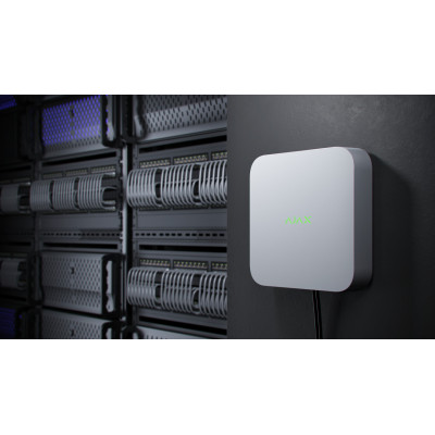 Сетевой видеорегистратор Ajax NVR 8-ch 8 Мп Белый (11536)