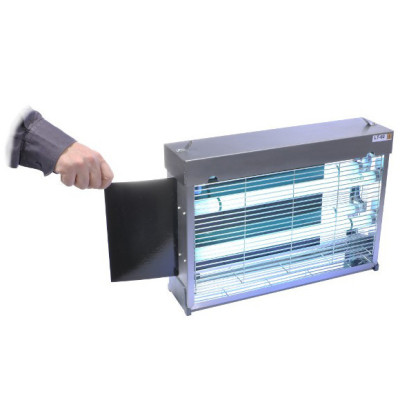 Уничтожитель насекомых двусторонний с клейкой бумагой Pomel DUO LT-60 350х470 х120 мм Серый Уничтожитель насекомых двусторонний с клейкой бумагой Pomel DUO LT-60 350х470 х120 мм Серый