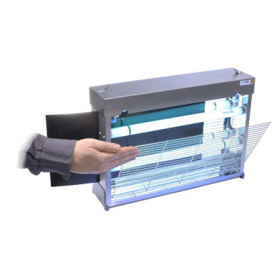 Уничтожитель насекомых двусторонний с клейкой бумагой Pomel DUO LT-60 350х470 х120 мм Серый Уничтожитель насекомых двусторонний с клейкой бумагой Pomel DUO LT-60 350х470 х120 мм Серый