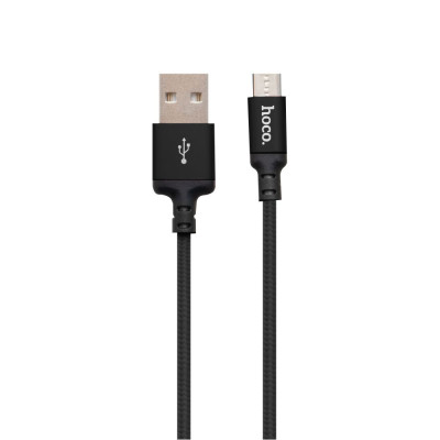Кабель для зарядки USB Hoco X14 Times Speed USB-МicroUSB 2A 1 м Черный