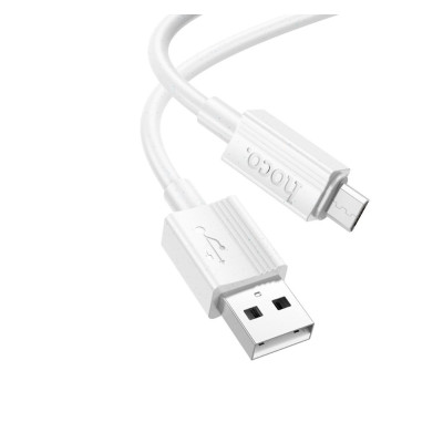 Кабель для зарядки Hoco X107 USB-МicroUSB 2.4A 1 м White (34400_3340263)