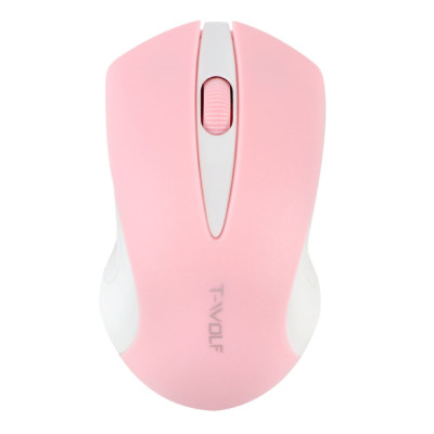 Бездротова мишка T-Wolf Q2 USB 2.4GHz АА Рожевий Бездротова мишка T-Wolf Q2 USB 2.4GHz АА Рожевий