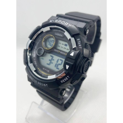 Спортивний годинник Lasika K-Sport W-F138 Чорний (IBW873BS) Спортивний годинник Lasika K-Sport W-F138 Чорний (IBW873BS)