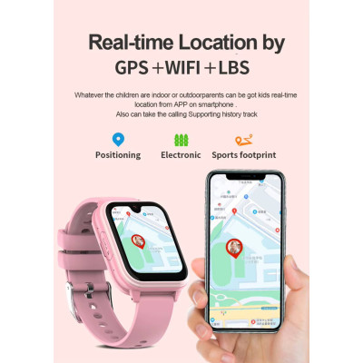 Розумний годинник з відеодзвінком Wonlex KT33 AMOLED 8GB Pink (SBWKT33P) Розумний годинник з відеодзвінком Wonlex KT33 AMOLED 8GB Pink (SBWKT33P)