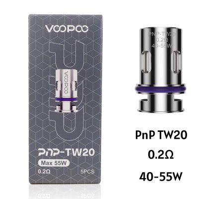 Испаритель Voopoo PnP-TW20 Coil DL - 0.2 Ом (16813-hbr) Испаритель Voopoo PnP-TW20 Coil DL - 0.2 Ом (16813-hbr)