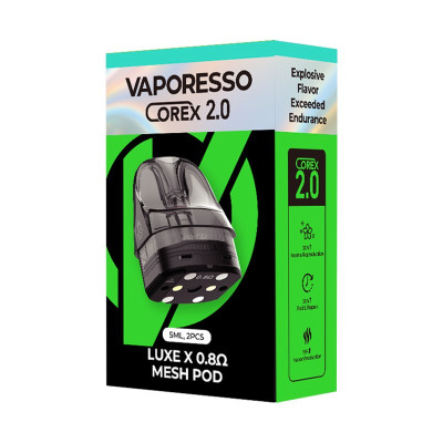 Картридж Vaporesso LUXE X Corex 2.0 5 мл Coil Mesh - 0.8 Ом (16859-hbr)