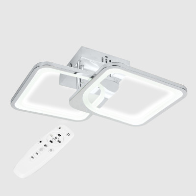Стельова LED люстра Sunlight 8036/2 СR Хром Стельова LED люстра Sunlight 8036/2 СR Хром